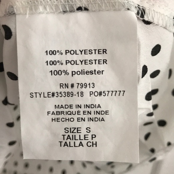 Motherhood Maternity Polka Dot Small Tunic Top - Picture 4 of 5